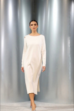 Платье Erika 7381 бежевый - фото 1