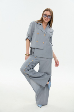 Брюки NikVa 977-7 серый - фото 2