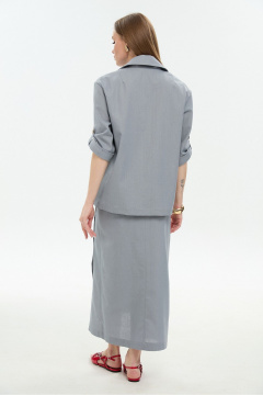 Юбка NikVa 971-7 серый - фото 4