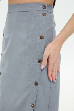 Юбка NikVa 971-7 серый - фото 3