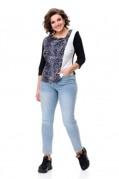 Блуза Abbi 4029 леопард - фото 3