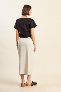 Юбка Rivoli 4071 серо-розовый - фото 5