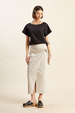 Юбка Rivoli 4071 серо-розовый - фото 1