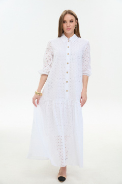 Платье NikVa 800-10 белый - фото 2