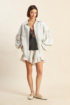 Блуза, шорты Rivoli 9039 серый - фото 5