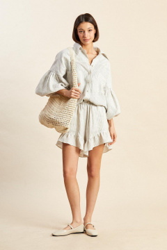 Блуза, шорты Rivoli 9039 серый - фото 3