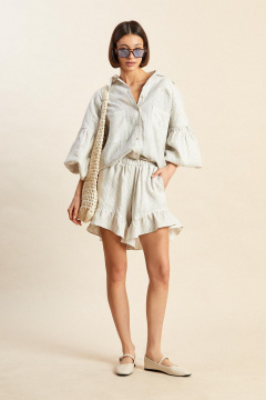 Блуза, шорты Rivoli 9039 серый - фото 1