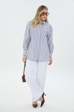 Брюки, рубашка LM К1440194 полоска - фото 3