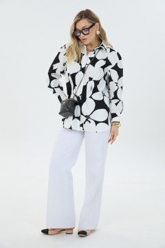 Брюки, рубашка LM К1440194 черно-белый - фото 4