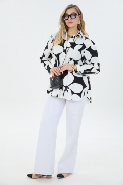 Брюки, рубашка LM К1440194 черно-белый - фото 2