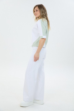 Брюки, джемпер LM К8248 белый_джинс - фото 5