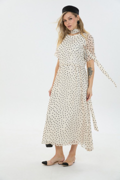 Платье LM М76 горох - фото 2