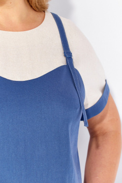 Платье Линия Л Б-2119 голубой - фото 4