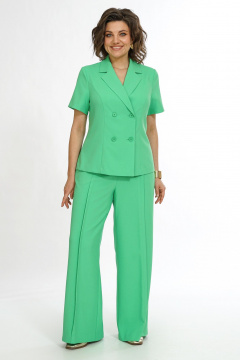 Брюки, жакет Alani Collection 2561 яблоко - фото 1