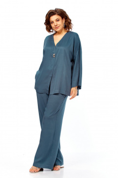 Брюки, кардиган Диомант 2164 морская_волна - фото 4