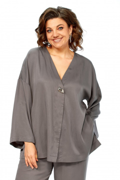 Брюки, кардиган Диомант 2164 серый - фото 3