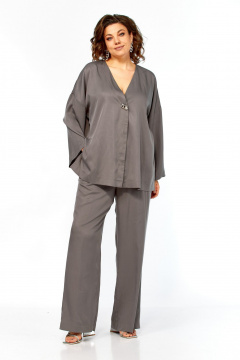 Брюки, кардиган Диомант 2164 серый - фото 1