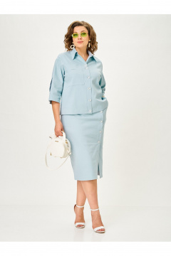 Жакет, юбка Vilena 1152 мята - фото 5