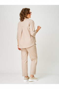 Брюки, жакет Vilena 1158 песок - фото 5