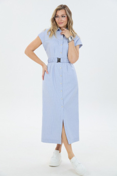 Платье LM М186 голубая_лапка - фото 3