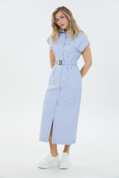 Платье LM М186 голубая_лапка - фото 2