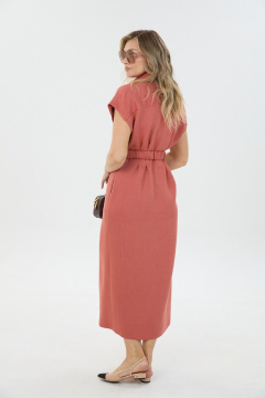 Платье LM М186 коралл - фото 5