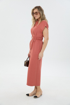 Платье LM М186 коралл - фото 4