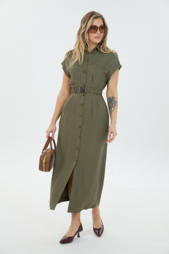 Платье LM М186 хаки - фото 2