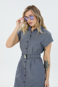 Платье LM М186 джинс - фото 5