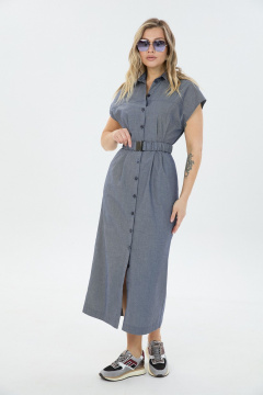 Платье LM М186 джинс - фото 2