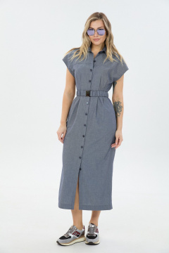 Платье LM М186 джинс - фото 1