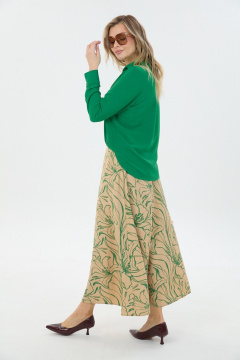 Блуза, юбка LM К1870114 зеленый - фото 4