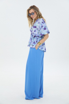 Блуза, брюки LM К8187 анютины_глазки - фото 5