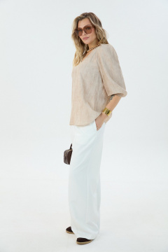 Блуза LM М192 бежевая - фото 5