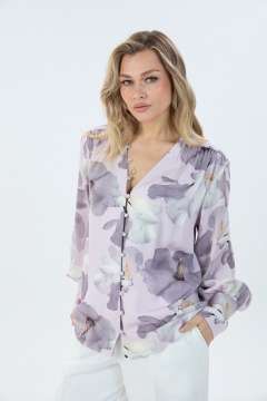 Блуза LM М148 сиреневый - фото 1