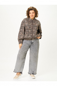 Бомбер Zlata 4469 коричневый - фото 2