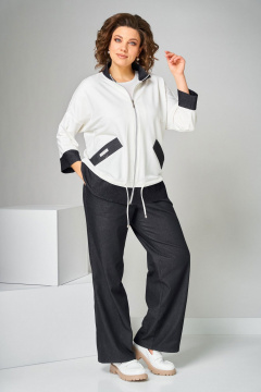 Брюки, бомбер Асолия 1517 серый - фото 1