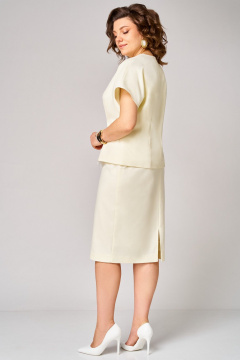 Жакет, топ, юбка Мишель стиль 1367 сливочное_масло - фото 5