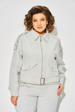 Жакет Liliana 1522 серо-зеленый - фото 1