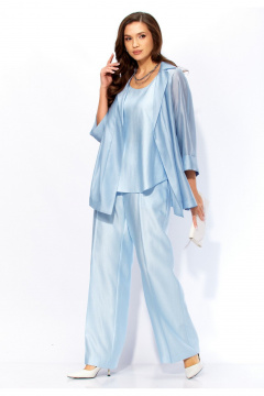 Блуза, брюки, топ TAiER 1429 голубой - фото 3
