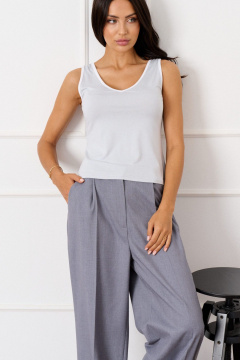 Жилет Romgil РП0058-ВИ4 светло-серый,белый - фото 4