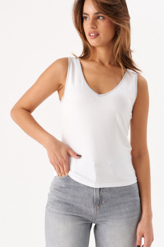 Жилет Romgil РП0058-ВИ4 белый,жемчужный-серый - фото 2