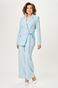 Брюки, жакет ANASTASIA MAK 1277 голубой - фото 1