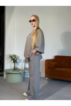 Брюки, майка ICY Street 25ICY095 пепел - фото 2