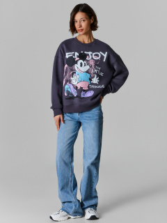 Свитшот Mark Formelle 122813/1/25-42162П-7П металлический_серый_печать_3_сл_на_пол - фото 3