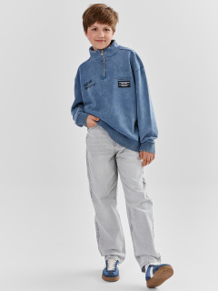 Толстовка Mark Formelle 123458/25-ОБР40068П-7 шторм_acid_wash_печать1_009.2_Эйсид_1_сл_на_пол_ - фото 1