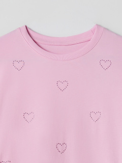 Платье Mark Formelle 157990/25-40962П-16-3 орхидея_печать_1сл_аппликация_из_страз_полочка - фото 3