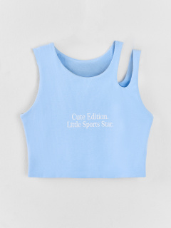 Велосипедки, топ Mark Formelle 397748/25-40443П-5 небо_печать_2_сл_на_пол - фото 2