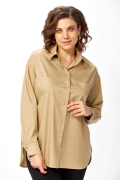 Рубашка Avenue 0343-2 песочный - фото 5