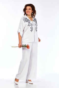 Брюки, жакет Grace for you 281 белый - фото 5
